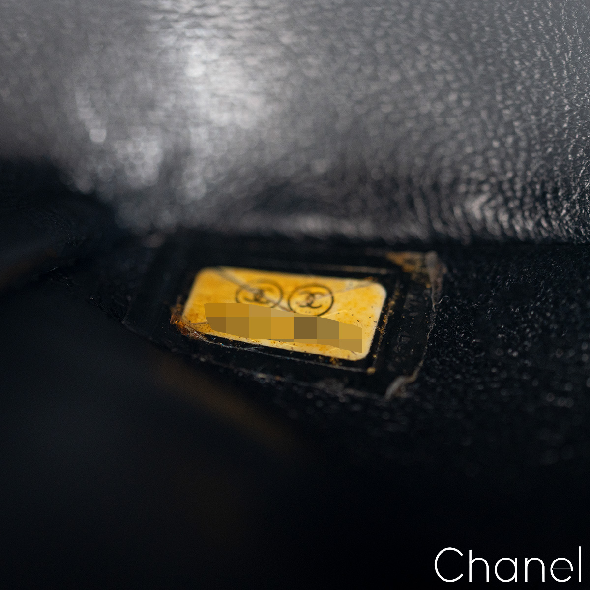 Chanel Vintage 24k Black Caviar Medium Classic Double Flap Bag | Rich ...